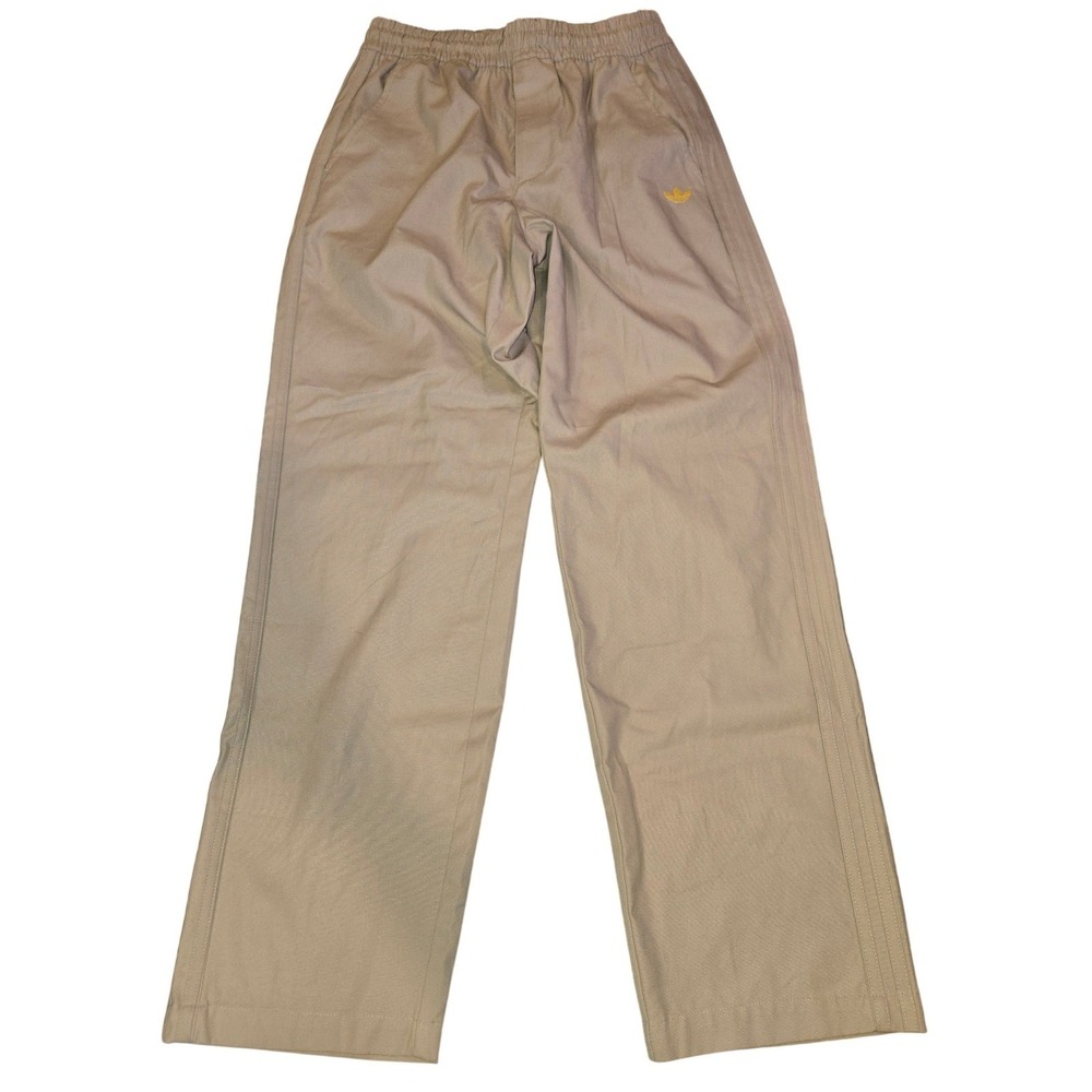 Adidas Originals Chino Pants Magic Beige IR7584 Mens XS Straight Leg Trefoil